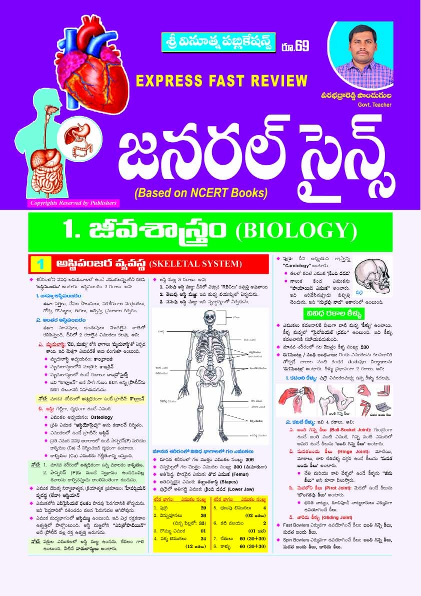 VINOOTHNA PUBLICATIONS GENERAL SCIENCE CHART